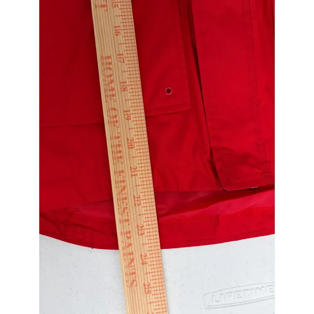 Carter’s Firefighter Rain Jacket Boys Sz 10/12 Red Black School Outdoors